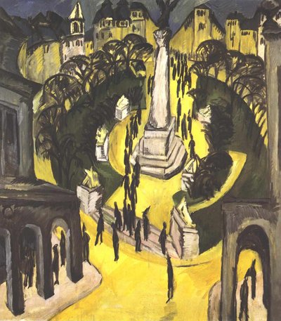 Belle Alliance Square in Berlin by Ernst Ludwig Kirchner